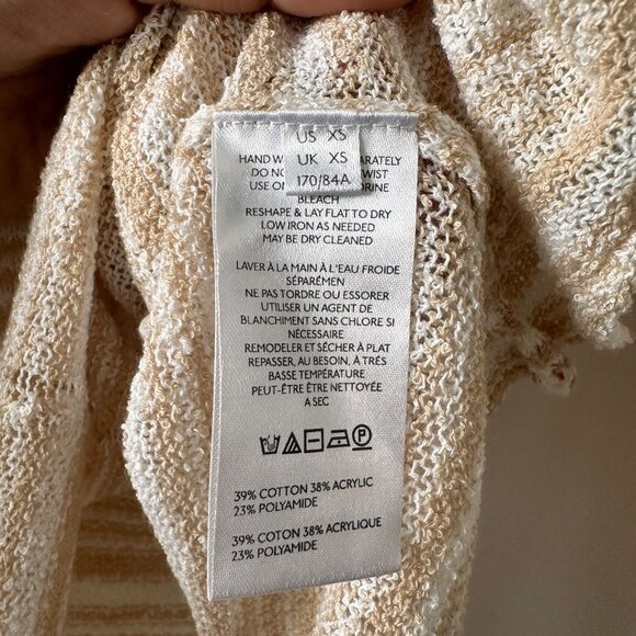 Free People FP Beach Striped Summer Sweater Pullover XS - Picture 4 of 6